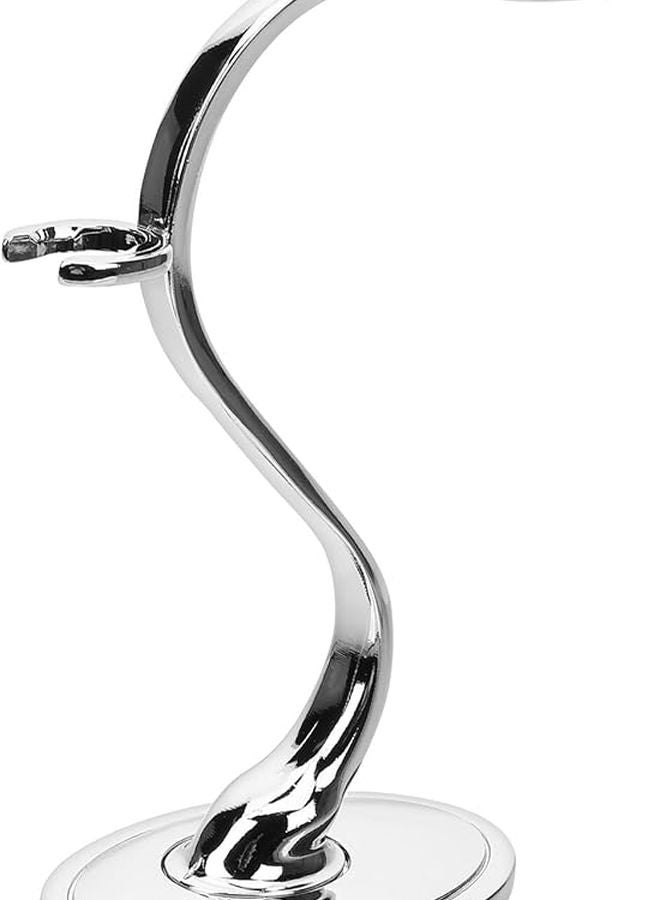 Stainless Steel Safety Razor And Brush Stand With Fast Dry Design For Home And Travel - Image 1